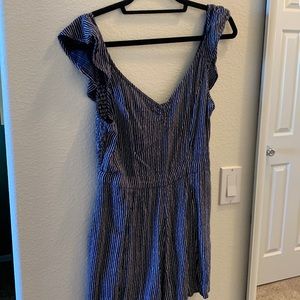 American Eagle Striped Romper